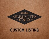 Custom Listing for 3 Custom Stamps for Esselle