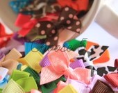 Sticky Hair Bow, Tiny Bow, Tiny Hair Bow - 5 Pack