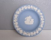 Vintage Wedgwood Blue Jasper Pin Tray