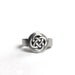 Stainless Steel Ring, Celtic Jewelry, Adjustable Silver Ring, Womans Steel Jewelry, Irish Ring