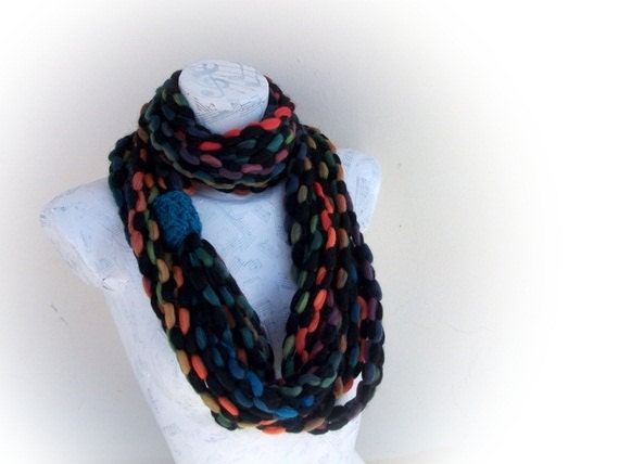 Chain scarf, infinity scarf,spring accessories,gift under 20 for women fall fashion winter