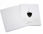 Wine Birthday Card, Fun Greeting Card, Drink Splash Note Card, Unique B-Day Card