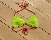 crochet bikini tops. swimwear and summer tank top. made to order.
