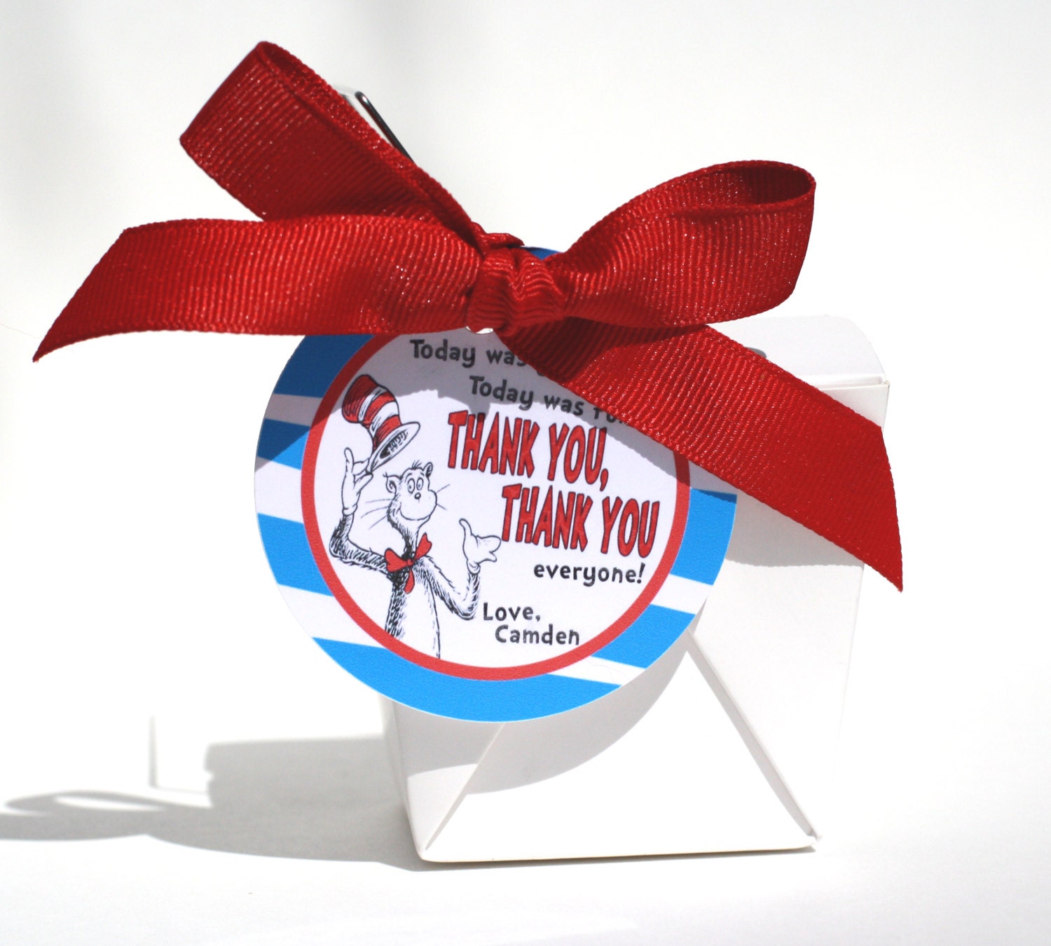 DR. SEUSS Birthday Favor Label / Tag Printable Il_570xn