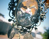 One of a Kind Beautiful Handmade Art Pendant Fancy Necklace Jewelry
