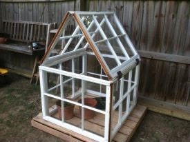Custom-Made Window Sash Greenhouse