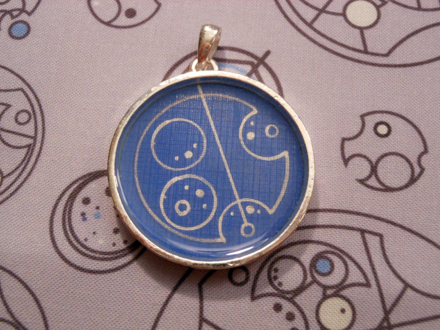 Custom Gallifreyan Pendant