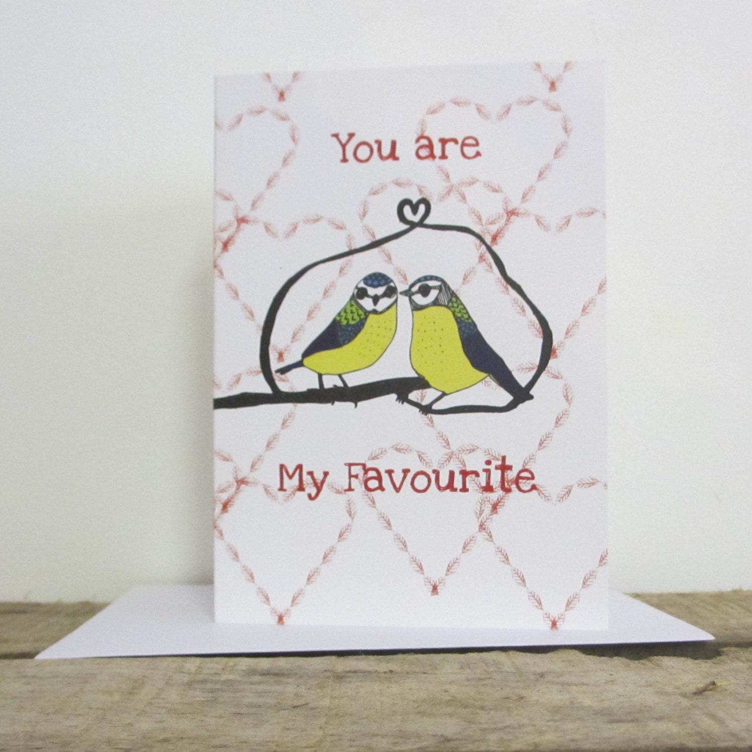 Greetings card 'You are my favourite' A6 Digitally printed
