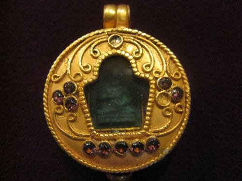 Golden Buddha Locket/Amulet