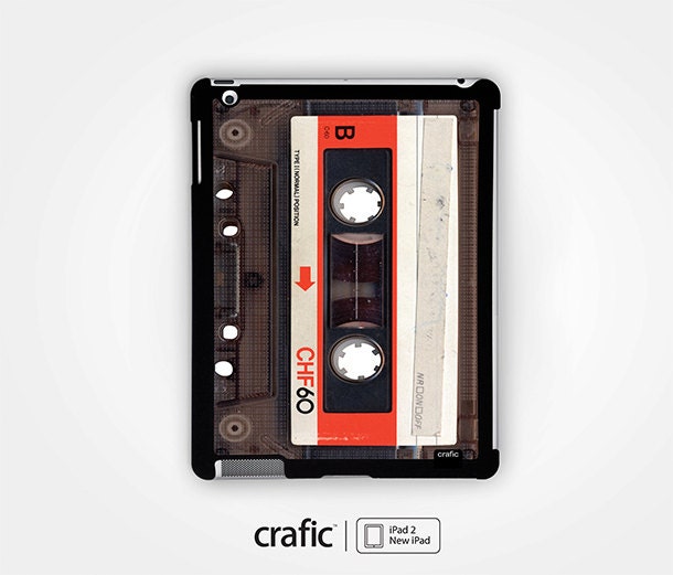 Red Cassette Tape iPad Case - New iPad/iPad 2