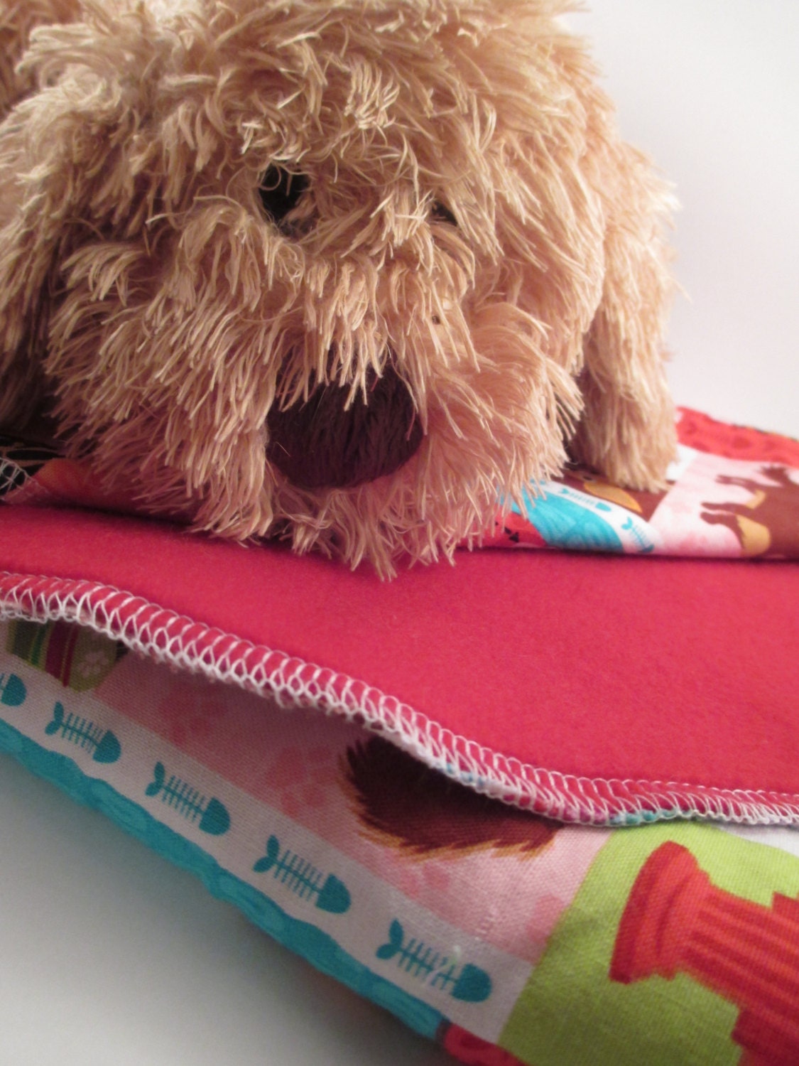 Pet Blanket // Cats and Dogs // Cotton with Fleece // Extra Soft // Dog Blaket // Baby Blanket // Blanket //
