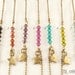 Eléa Bracelet - Swarovski bicone Crystal beaded bar brass star bracelet - Several colors - Friendship dainty bracelet - Modern & Minimalist