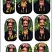MUSTACHE FRIDA KAHLO stache nail decal series Vogue Magazine Cover