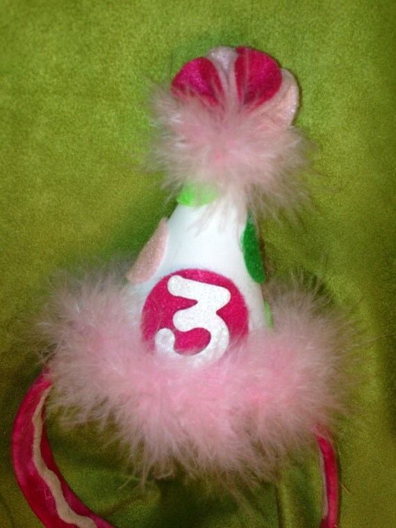 Custom Pink Fascinator Birthday Headband Il_570xn