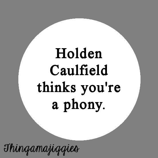 Literary 1.5" Button - Catcher in the Rye