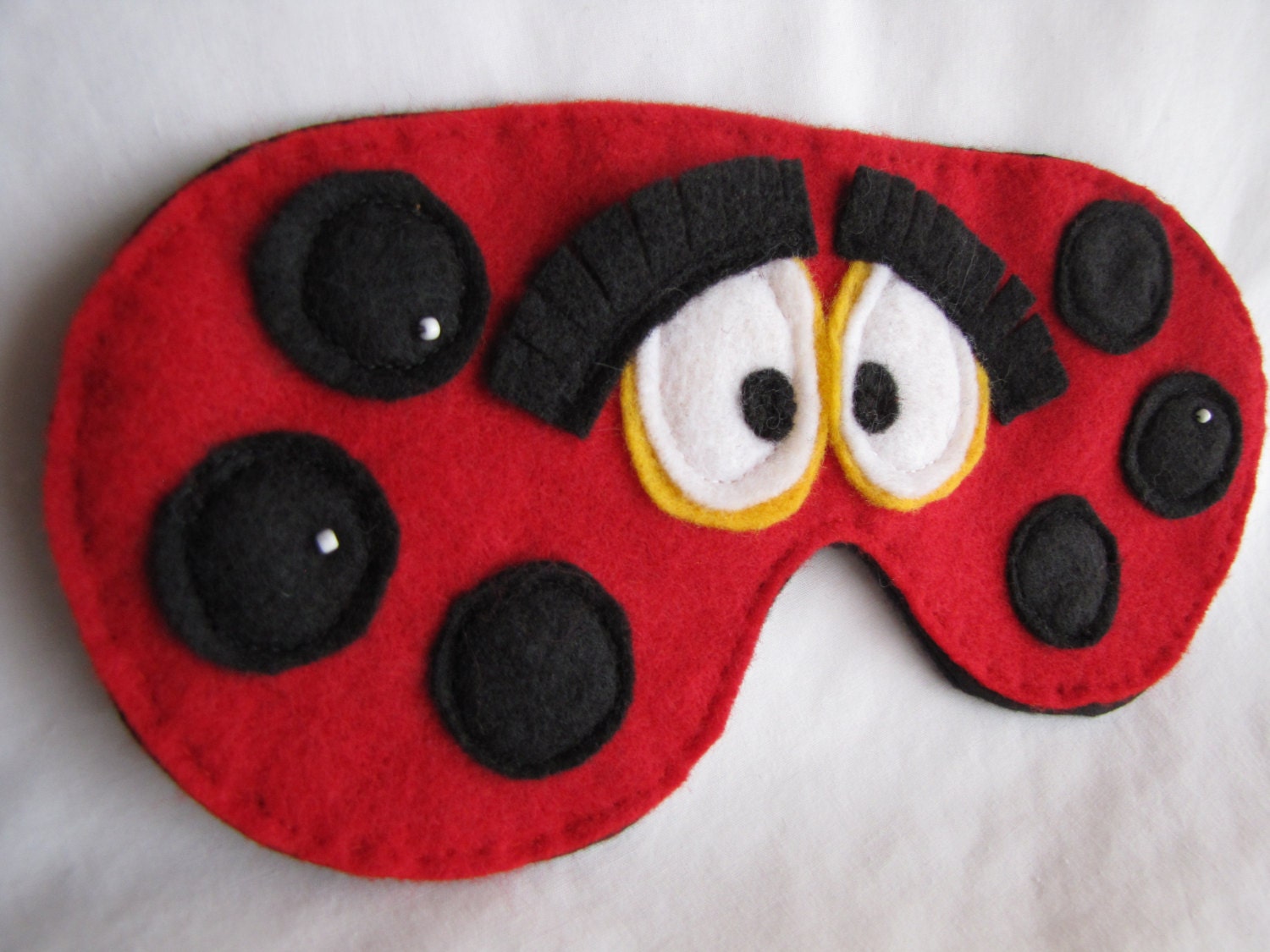 Goofy Ladybug sleep mask - adjustable