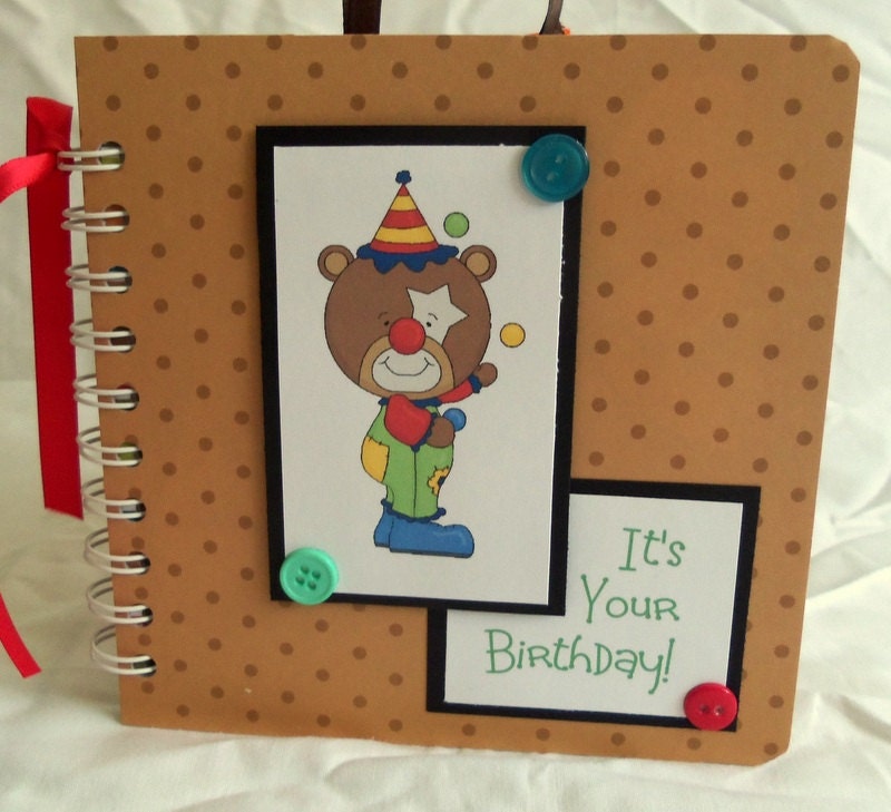 IT'S YOUR BIRTHDAY premade scrapbook mini album