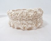 Crochet Bangle Bracelet