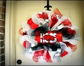 Arkansas Razorback Sport Deco Mesh Custom Wreath