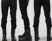 BAND LEATHER  PANTS