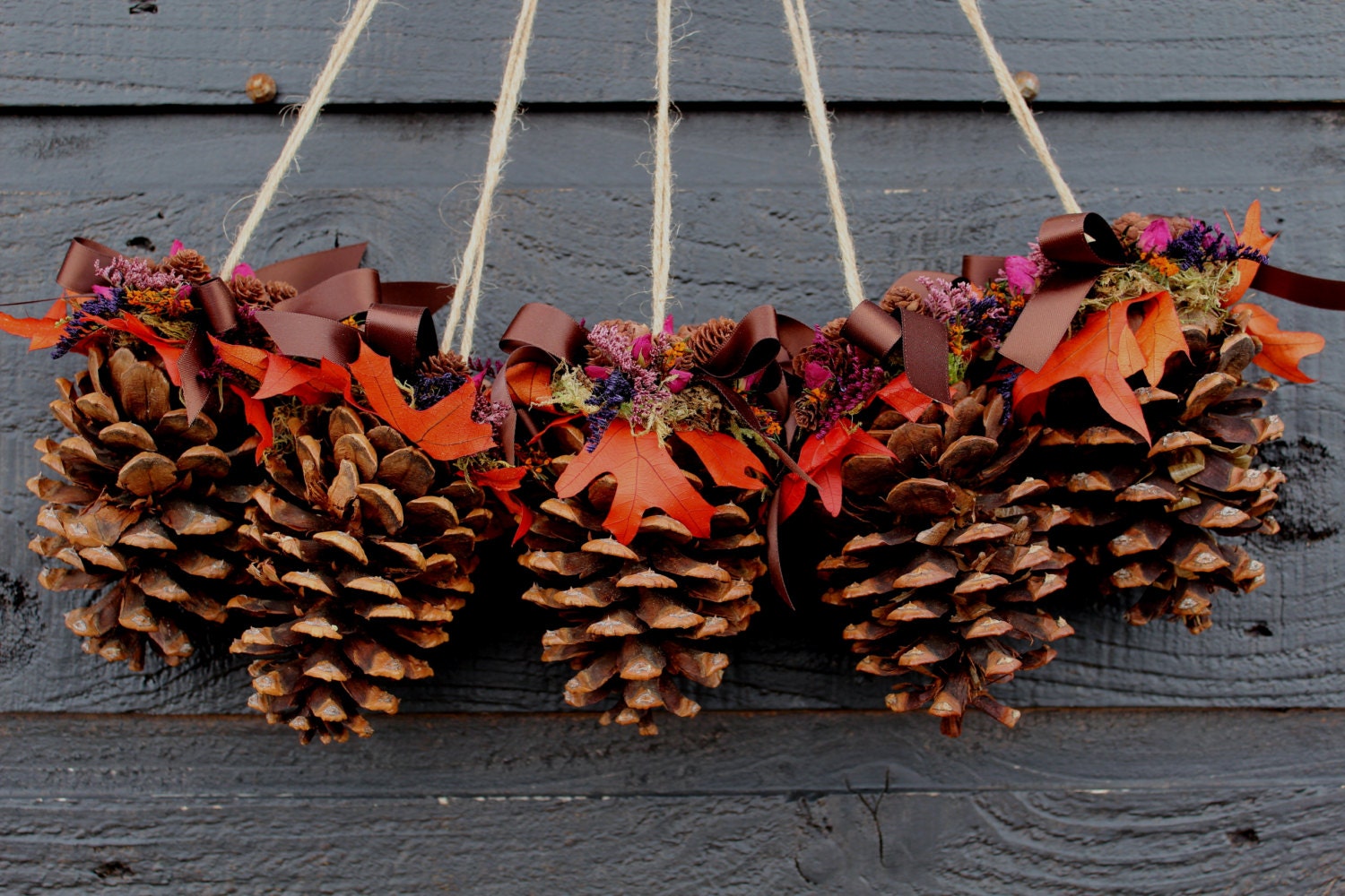 items similar to pine cone pew decoration pinecone items similar to pine cone pew decoration pinecone