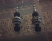 Zebra Earrings