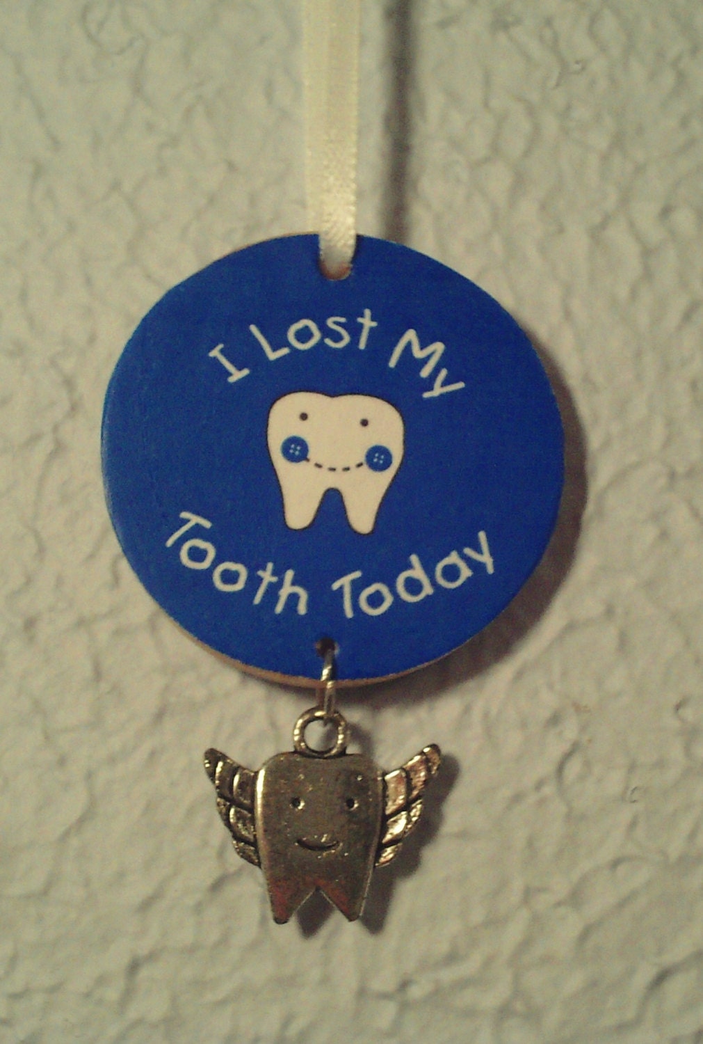 Boys Tooth Fairy Necklace with Charm