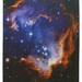 Infant Stars Hubble Photograph 9 x 11 inches (22 x 27 cm) on Cotton Sateen Fabric