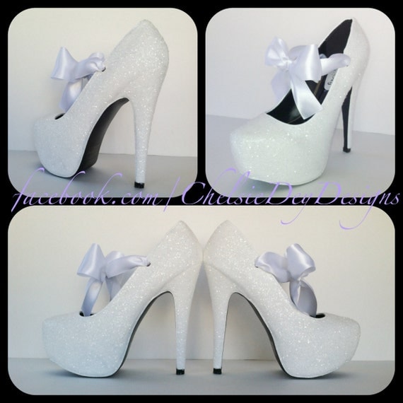The Vow Glitter High Heels
