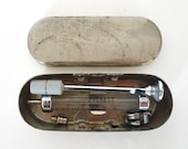 Vintage Glass Medical Syringe with Case