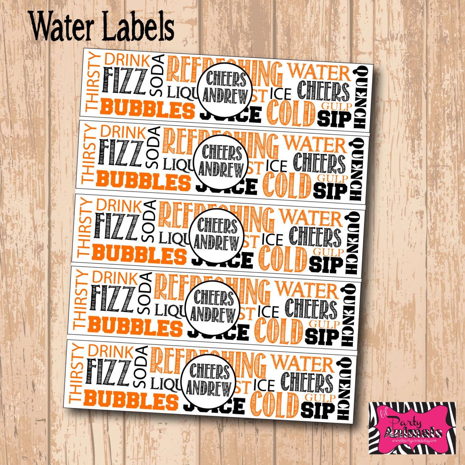 DIY Printable Graduation Water Labels Il_170x135