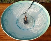 Cat Fountain - Vintage Pressed Glassware, MEDIUM