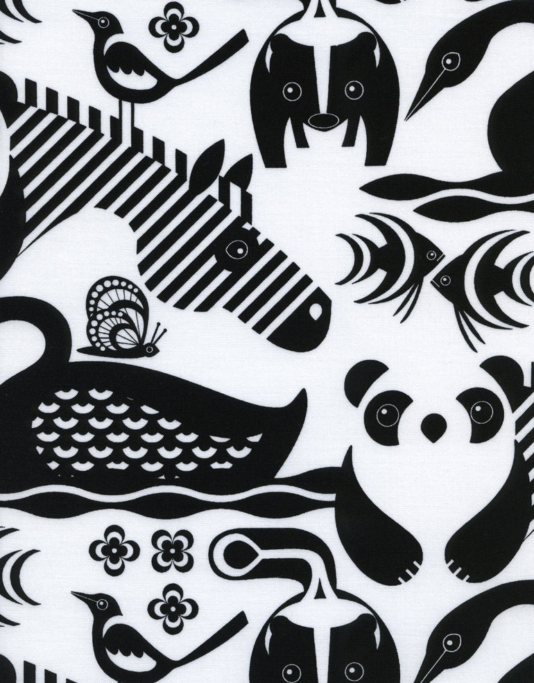 Wildlife Fabric - Samarra Khaja for Timeless Treasures - Half Yard