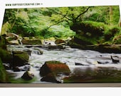 Mallyan Spout River - on eco-wise quality canvas and 4cm deep kiln baked pine wood frame