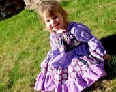 Purple Twirl Dress -  Sizes 4, 5, 6