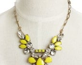 2013 latest versatile lulu Yellow garden petal GORGEOUS Necklace - Great Quality