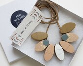 Honeysuckle Wooden Necklace