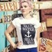 Save Water Drink Champagne Shirt for Party with Statement and anchor black and white