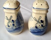 Vintage Windmill Salt and Pepper Shakers