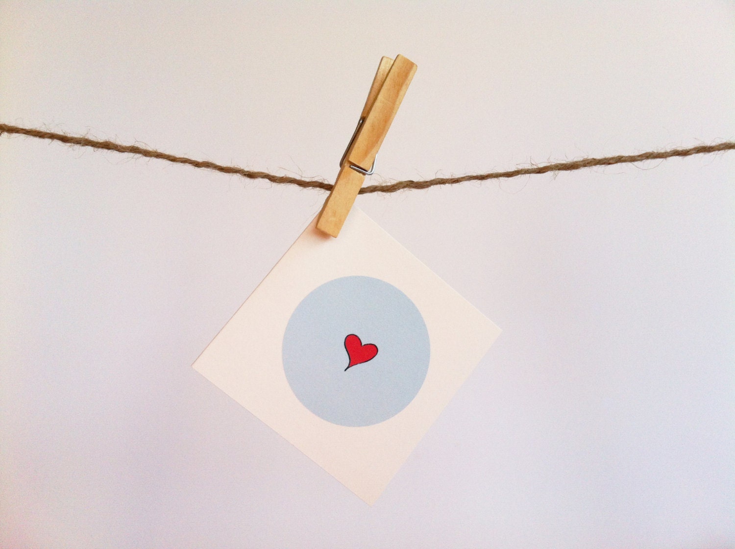 Handmade Original Art Greeting Cards - Love Heart