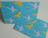 Birds Set of 10 Notecards or Invitations