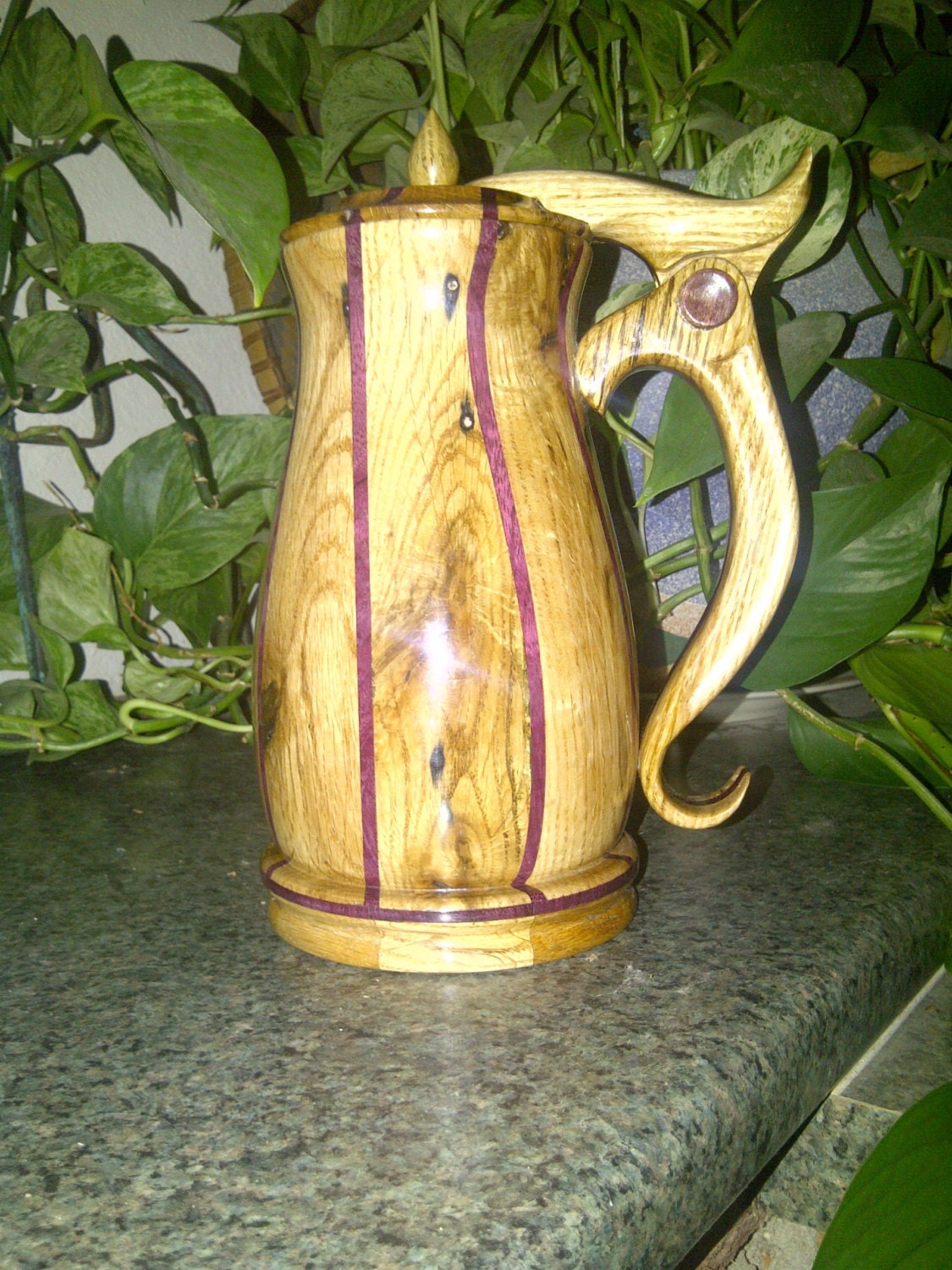 Oak and Purple-heart Stein