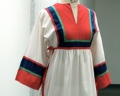 vintage long caftan dress