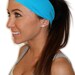 Manda Bee's Luscious Yoga Headband in Caribbean Blue