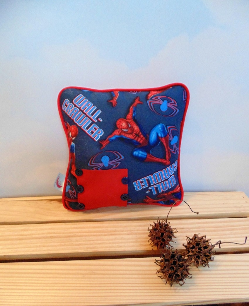 Spiderman Tooth Fairy Pillow, Wall Crawler Spiderman, Boys Tooth Fairy Pillow