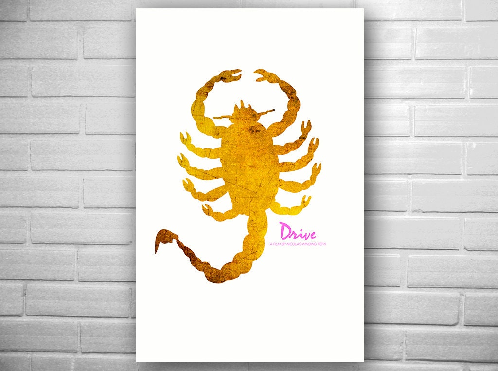 Drive poster fan art minimalist poster geekery