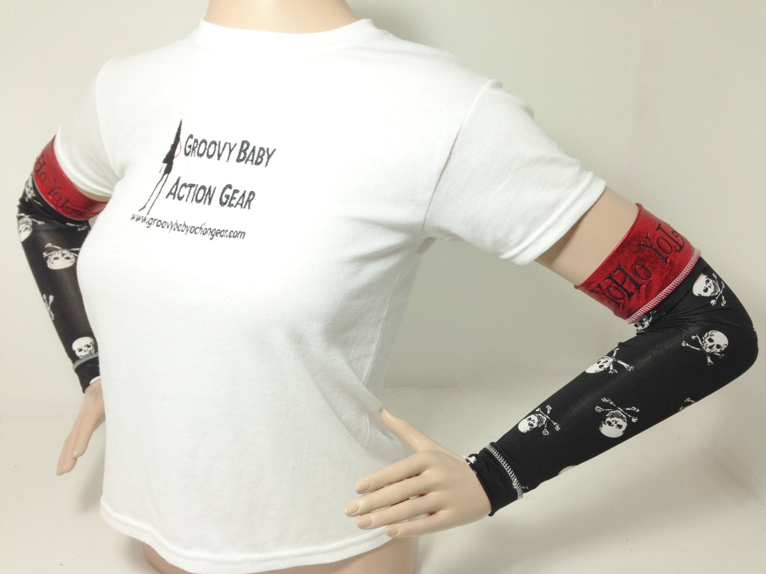 YoHo YoLo Pirate Costume Runners Arms running sleeves for the rum runner in you.
