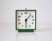 Vintage mechanical alarm clock "Sevani" - working condition