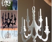 RESERVED FOR Theus Prejean / Wooden 3D Chandelier