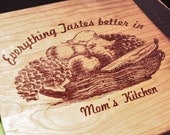 Personalized Cutting Board,  Cutting board, - Cherry  12"X15", engraved cutting board, Wedding, Gift, Anniversary,cutting board gift